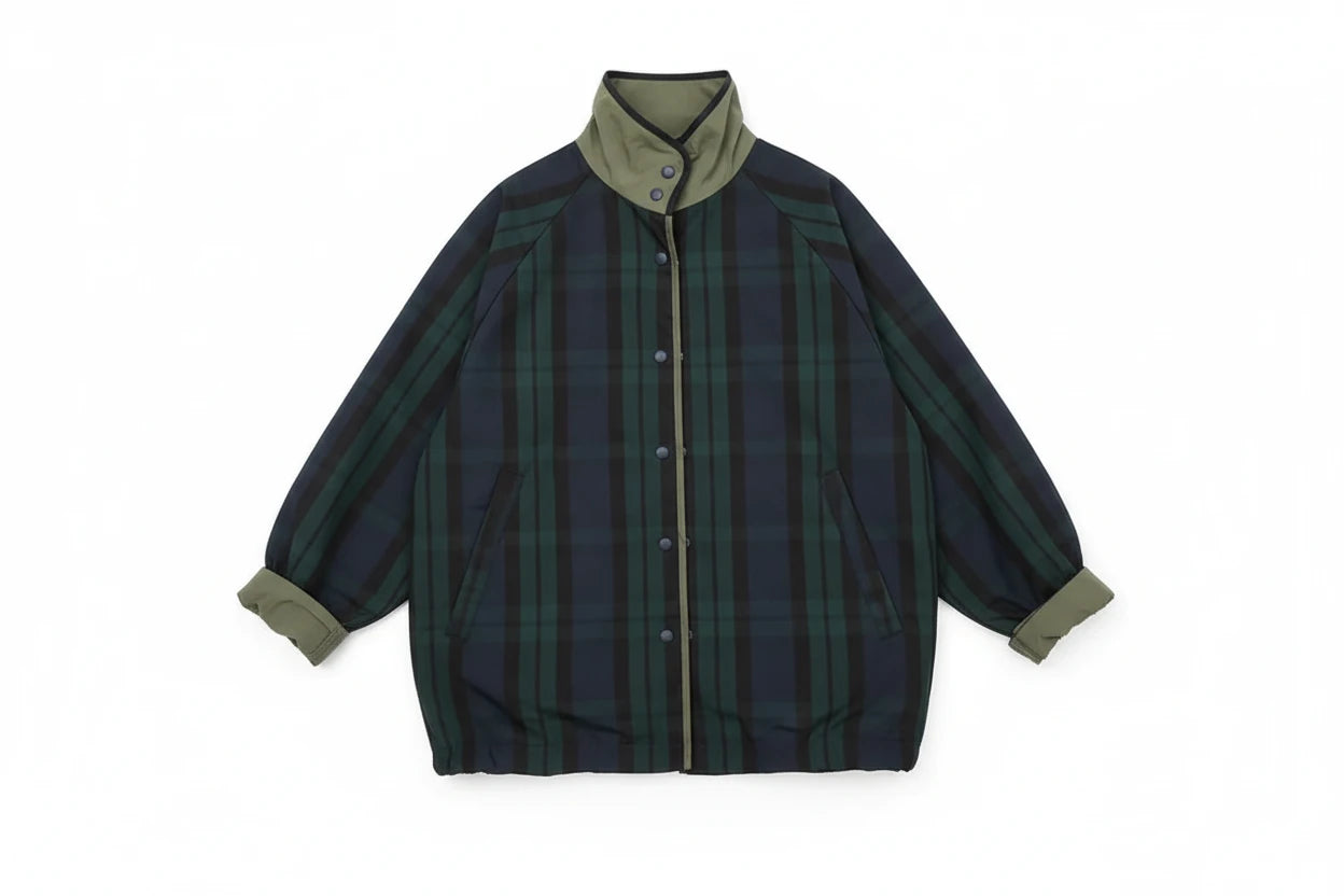 Double-Sided Wear Plaid Jacket