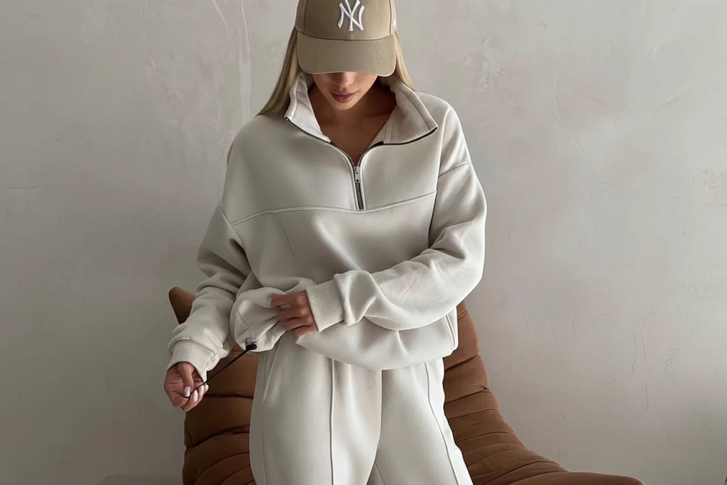 Half-Zip Sweatshirt set
